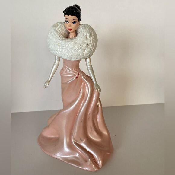 Vintage The Danbury Mint Enchanted Evening Barbie Figurine 1995 - Picture 1 of 5